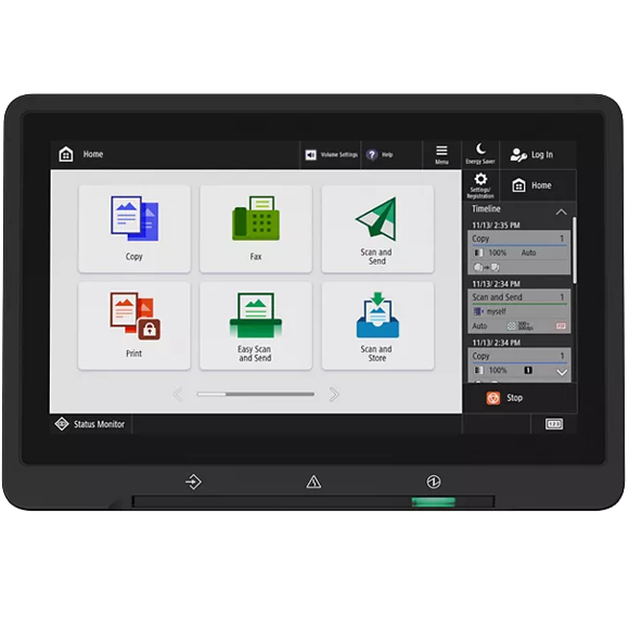 Canon imageFORCE 6155 touch panel detail