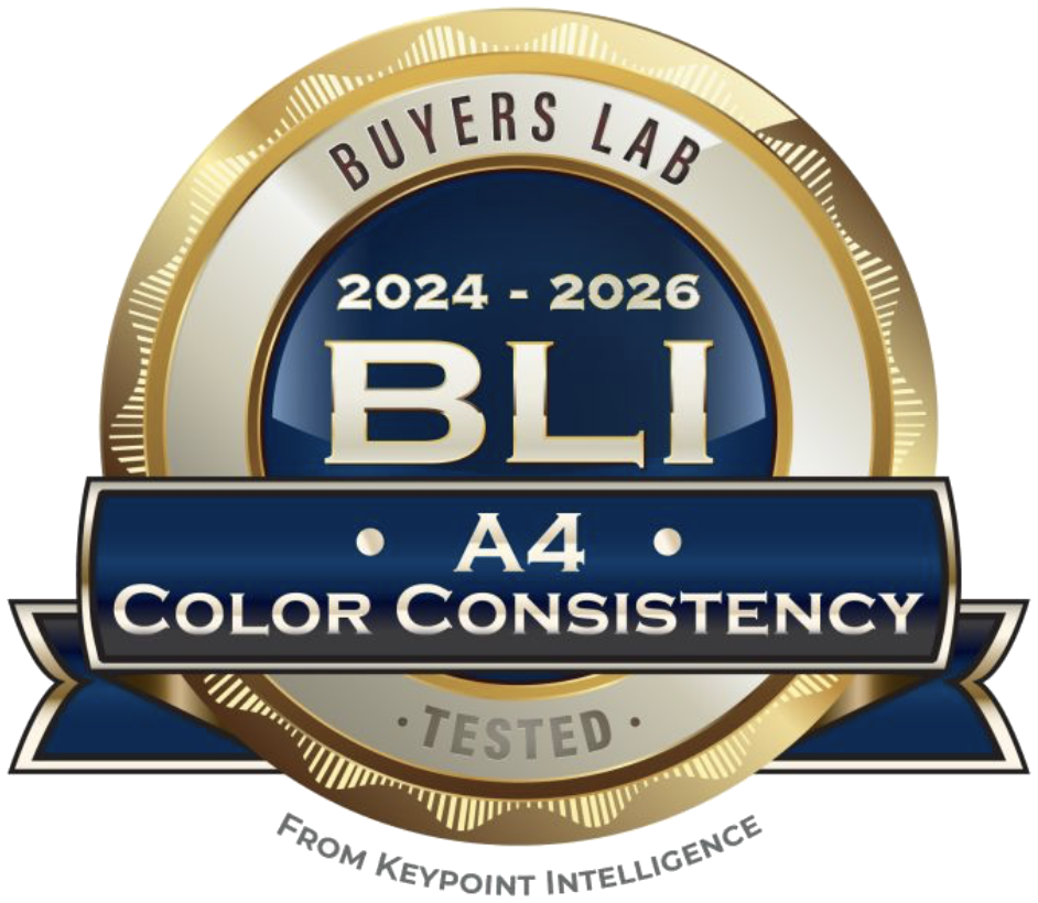 Buyers Lab 2024-2026 A4 Colour Consistency award