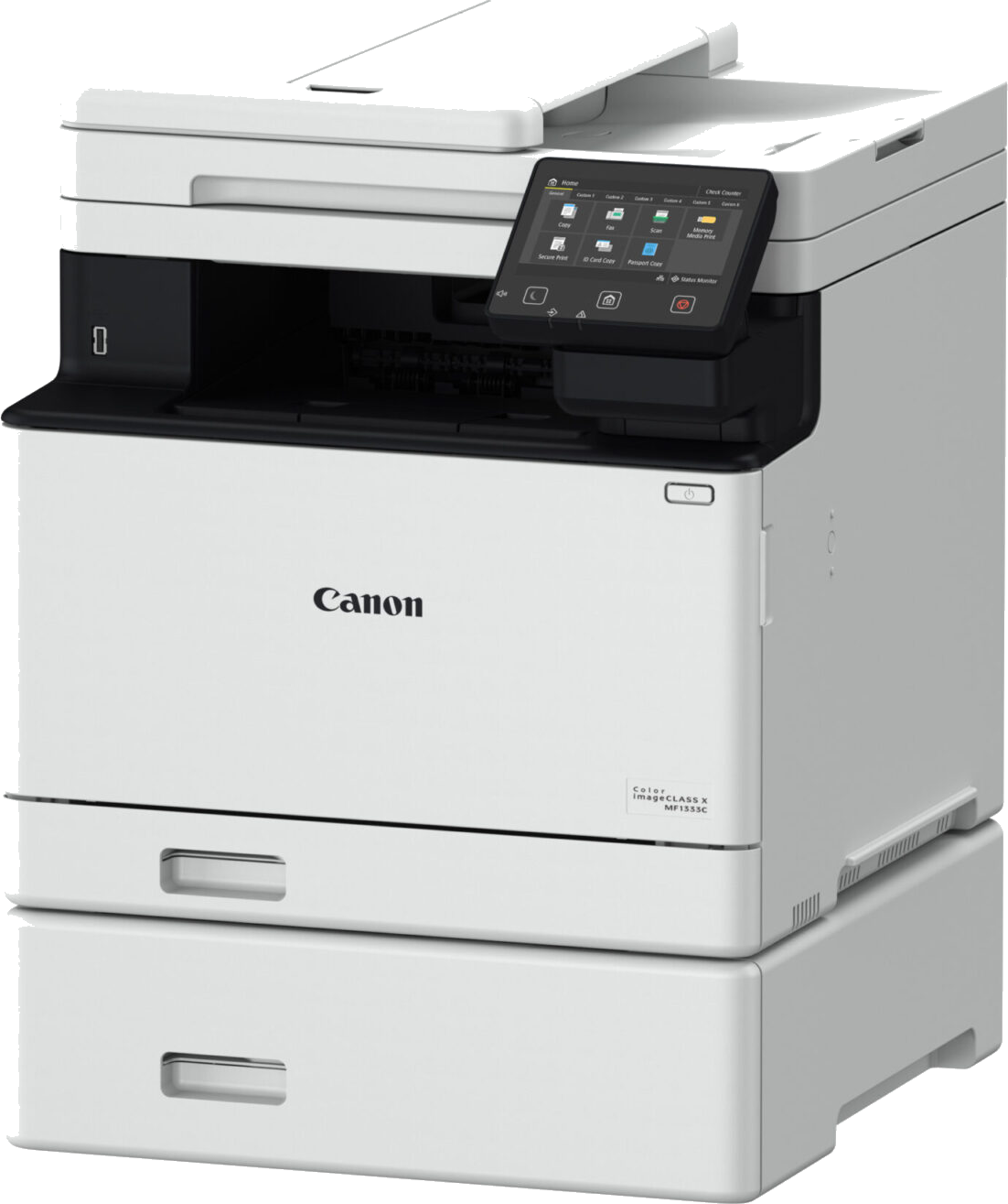 Canon Color imageCLASS X MF1333C with optional paper feeder configuration