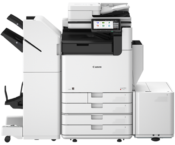 Canon imageFORCE C7165 copier cut from brochure cover with transparent background