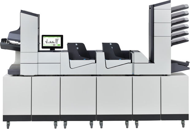 FP FPi 6700 folder inserter feeding, folding and inserting mail