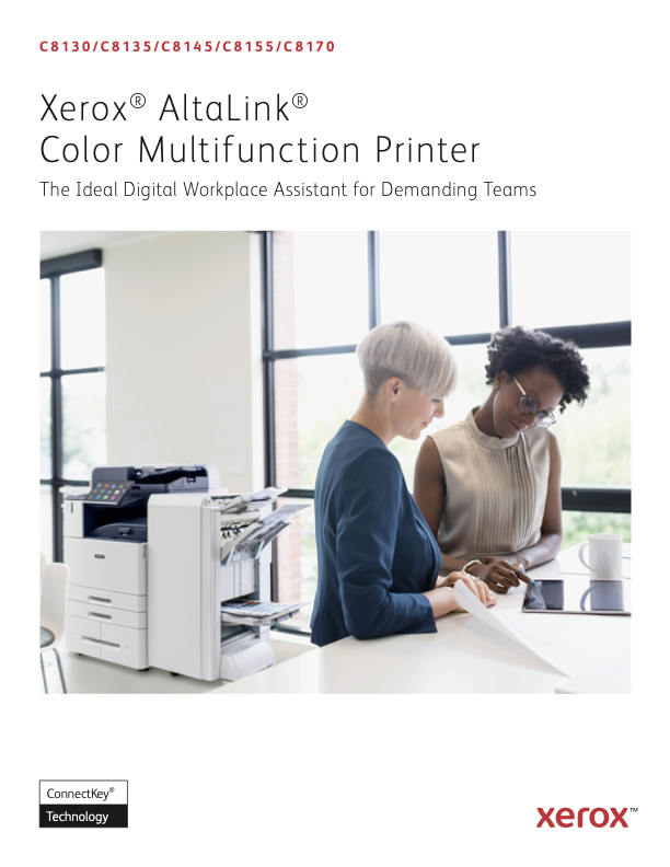 Xerox AltaLink C8100 series brochure front page